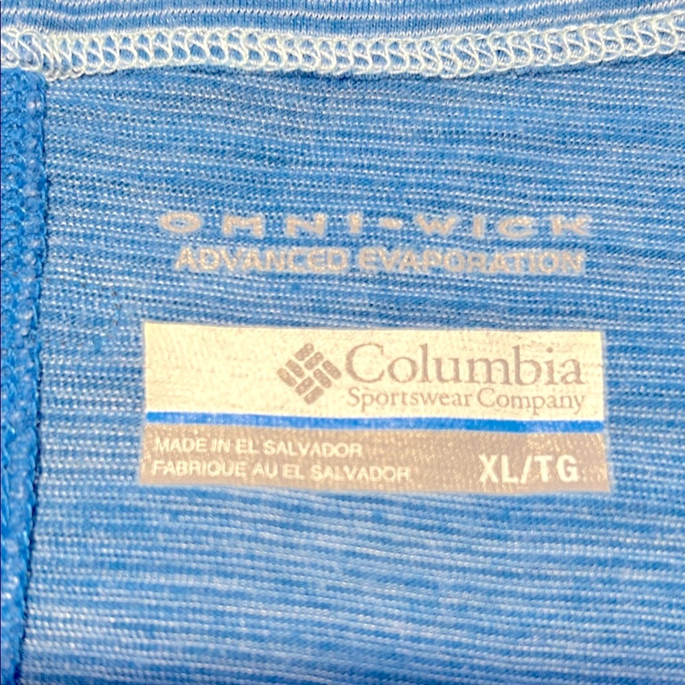COLUMBIA Women's Blue Tank Quick-dry Top with Omni-wick SZ XL - Picture 7 of 7